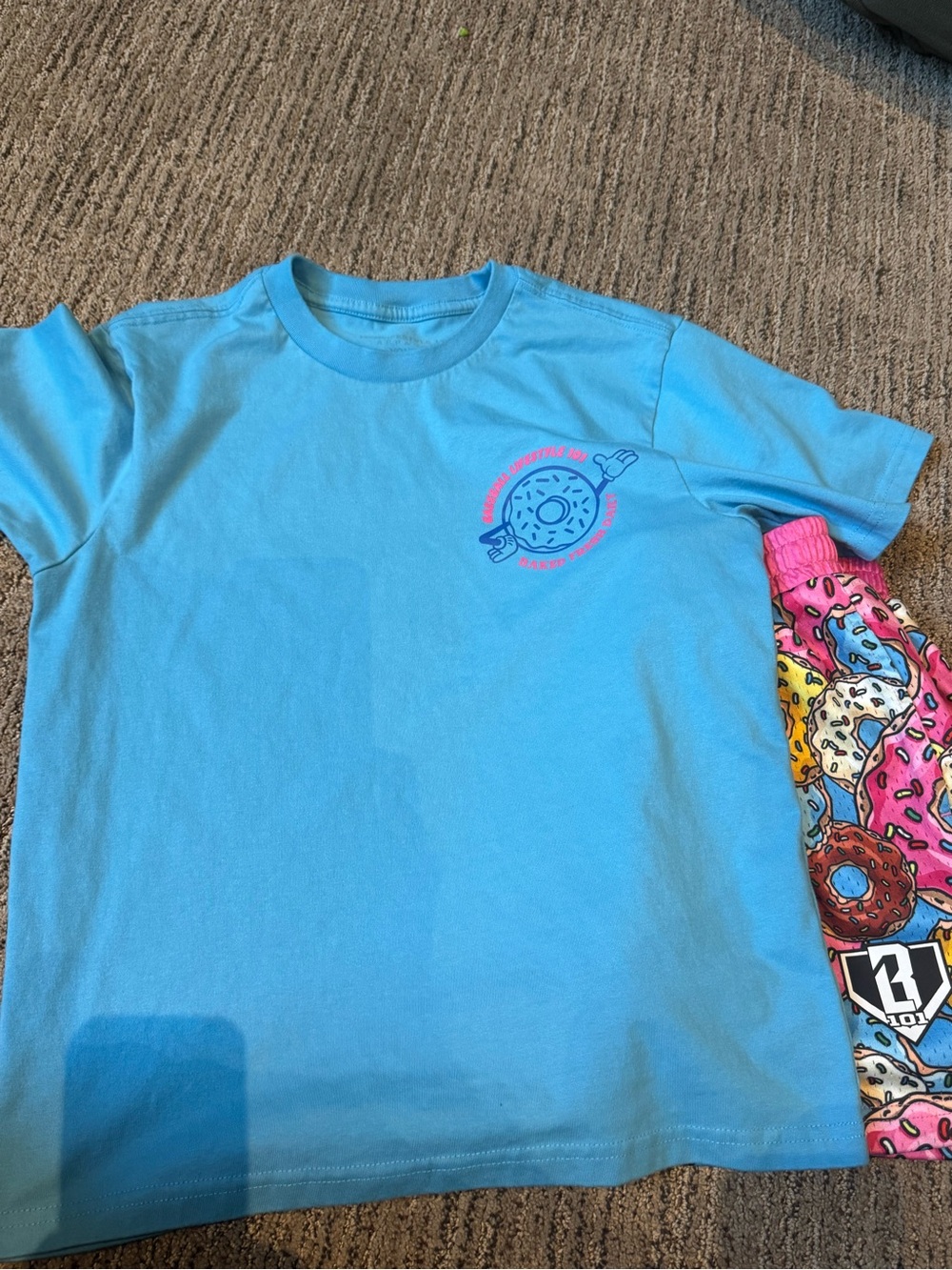 Kids Donuts & Dingers Matching Set - Blue & Pink - Picture 4 of 4